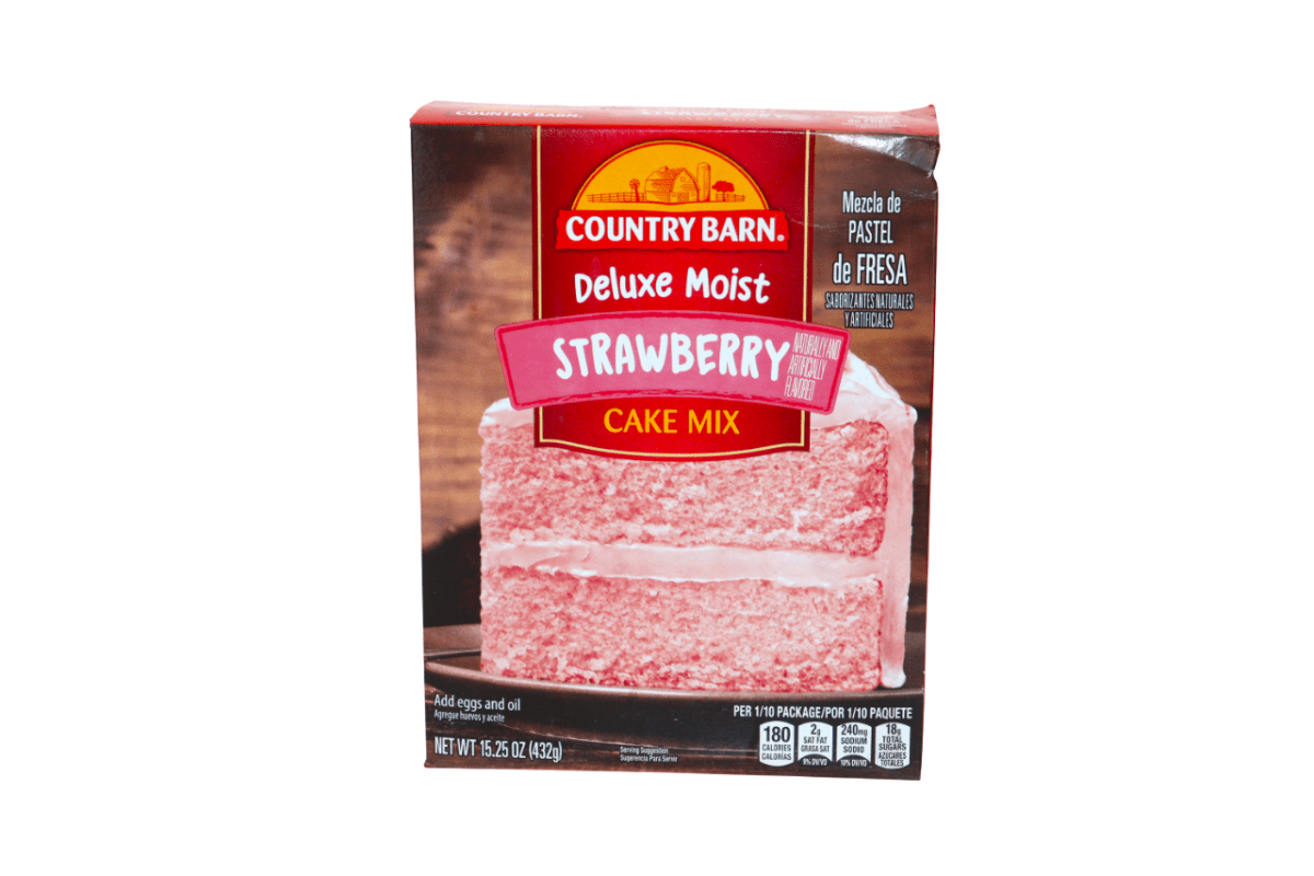 COUNTRY BARN STRAWBERRY CAKE 16 OZ - SUPERMIX