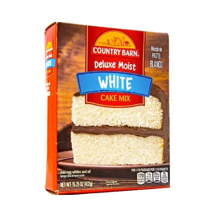COUNTRY BARN WHITE CAKE 12/16 OZ - SUPERMIX