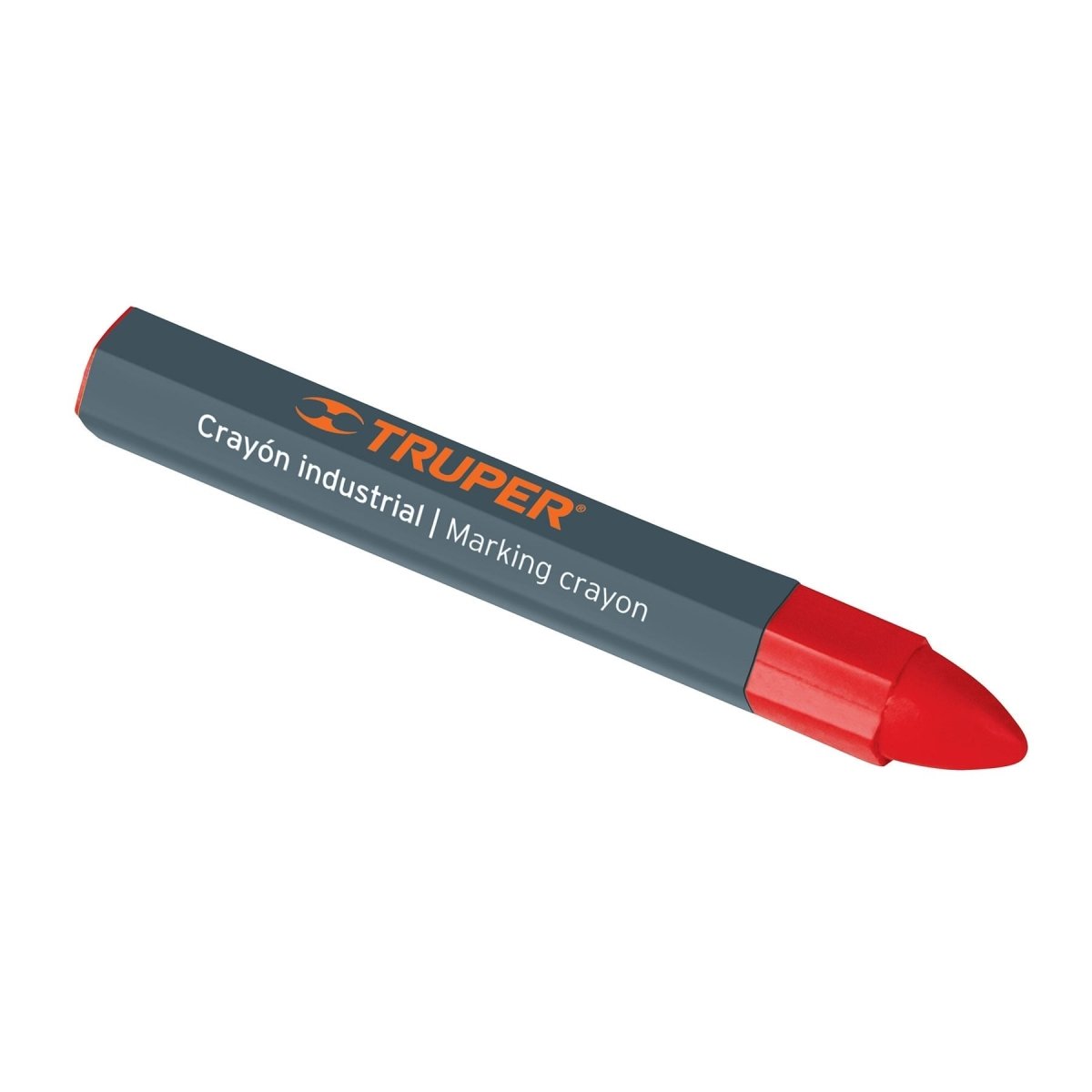 CRAYÓN DE CERA INDUSTRIAL ROJO PARA VIDR - SUPERMIX