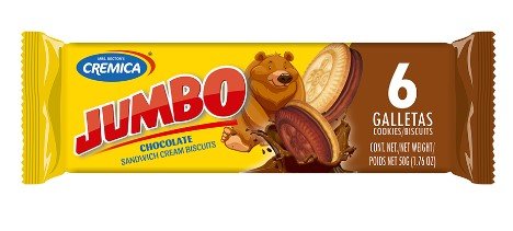 CREMICA JUMBO SANDWICH CHOCOLATE 45 GR - SUPERMIX
