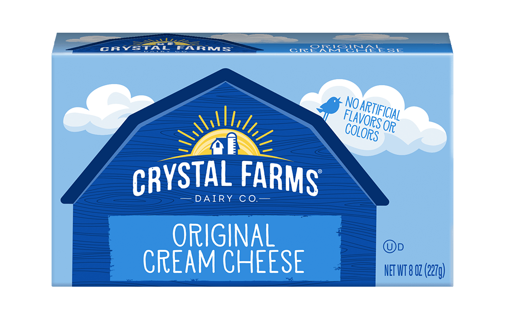 CRYSTAL FARMS ORIGINAL CREAM CHEESE 8 OZ - SUPERMIX