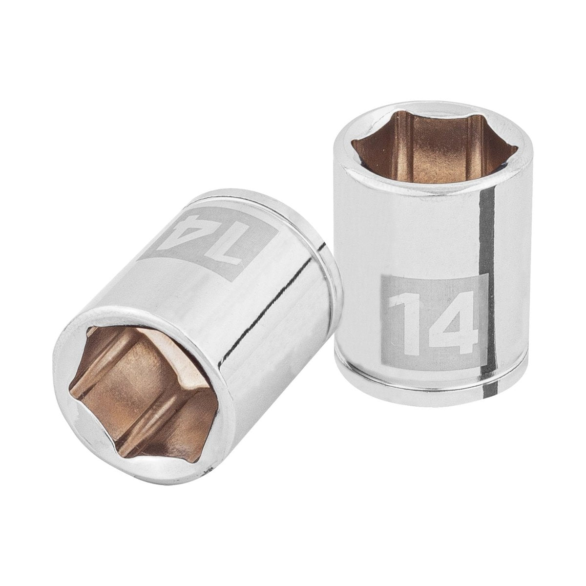 CUBO MECANICO 14MM ENTRADA 1/4" HEXAGONAL CORTO TRUPER.. - SUPERMIX