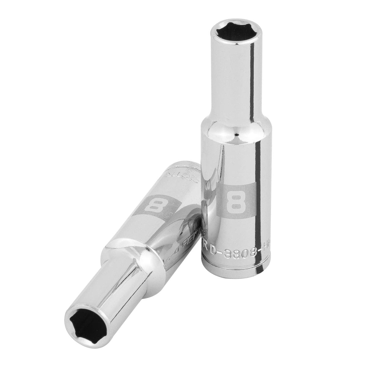 CUBO MECANICO 8MM ENTRADA 3/8'' HEXAGONAL LARGO TRUPER - SUPERMIX