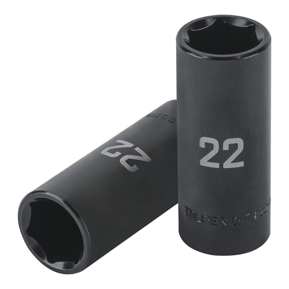 CUBO MECANICO DE IMPACTO 22MM ENTRADA 1/2" HEXAGONAL LARGO TRUPER.. - SUPERMIX