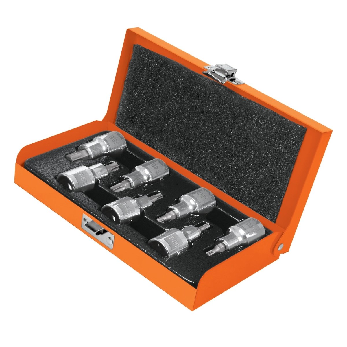 CUBOS MECANICOS PUNTA TORX JUEGO DE 7 PIEZAS ENTRADA 1/2"TRUPER.. - SUPERMIX