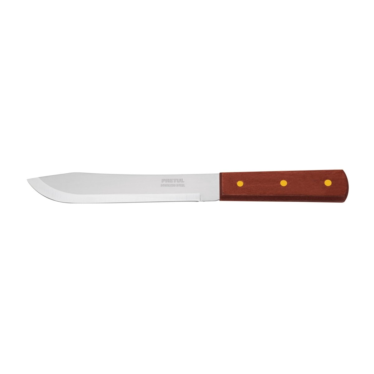 CUCHILLO 7'' CEBOLLERO MANGO DE MADERA PRETUL - SUPERMIX