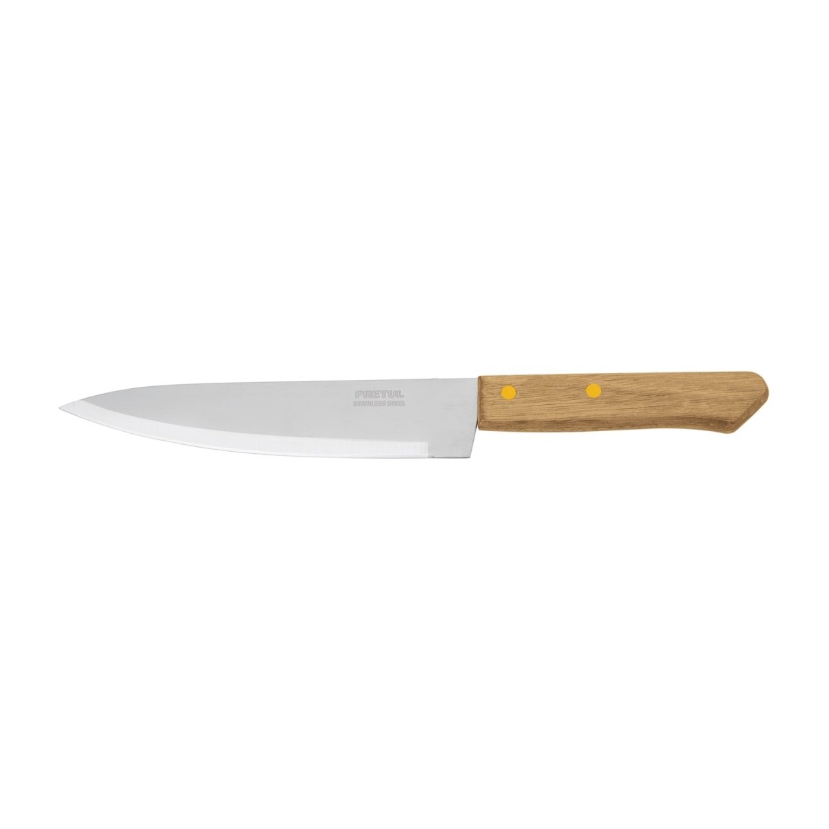CUCHILLO 7'' DE CHEF MANGO DE MADERA PRETUL - SUPERMIX