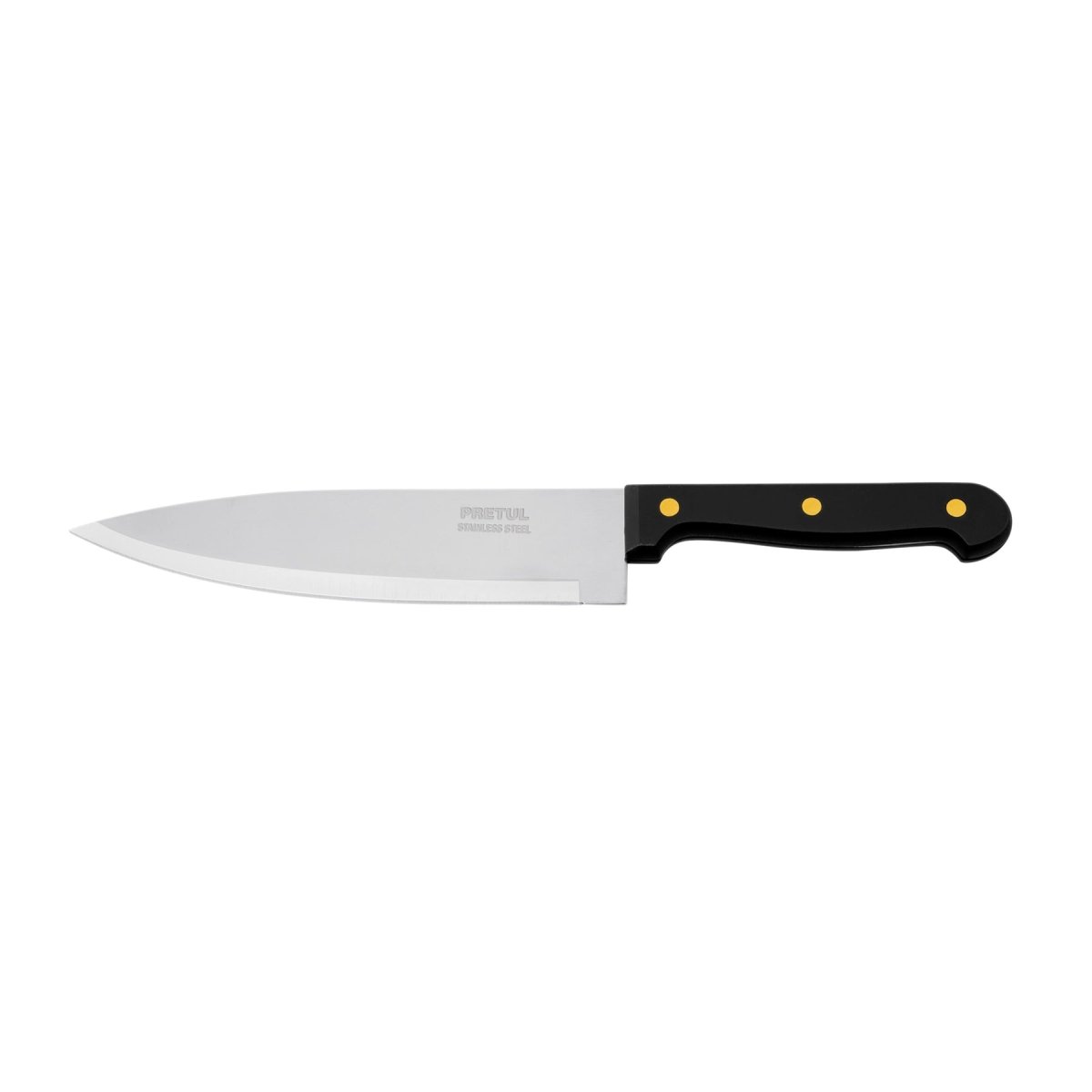 CUCHILLO 7'' DE CHEF MANGO PLASTICO PRETUL - SUPERMIX