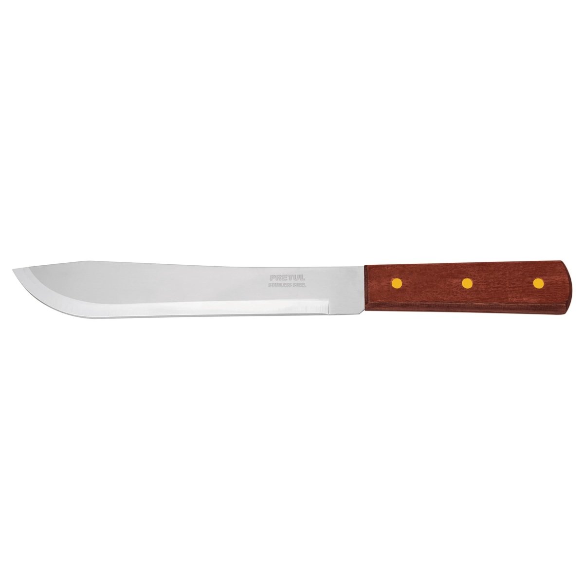 CUCHILLO 8'' CEBOLLERO MANGO DE MADERA PRETUL - SUPERMIX