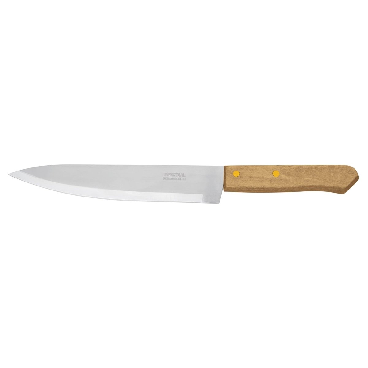 CUCHILLO 8'' DE CHEF MANGO DE MADERA PRETUL - SUPERMIX