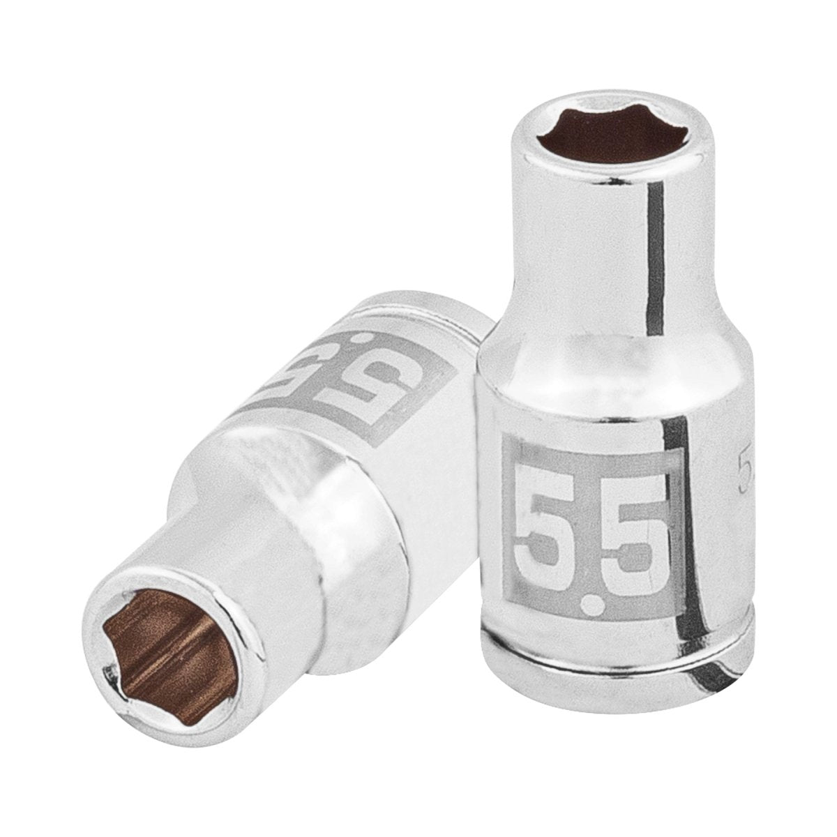 DADO CUADRO 1/4" HEXAGONAL MILIMETRICO 5.. - SUPERMIX
