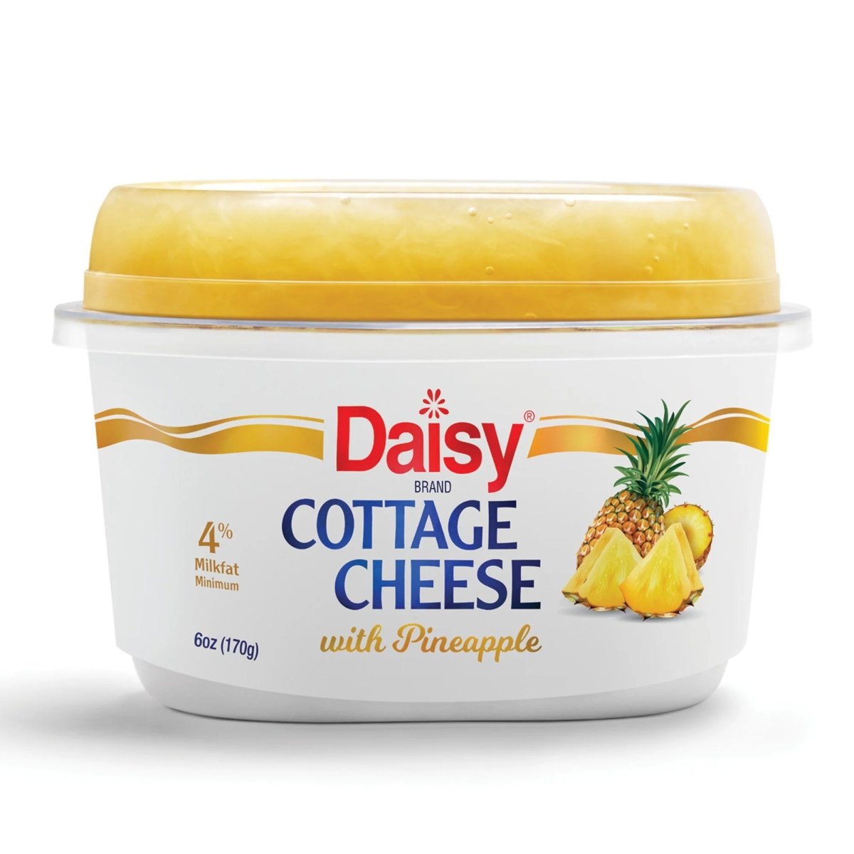 DAISY 4% CTTG CHS/PINAPL 6 OZ - SUPERMIX