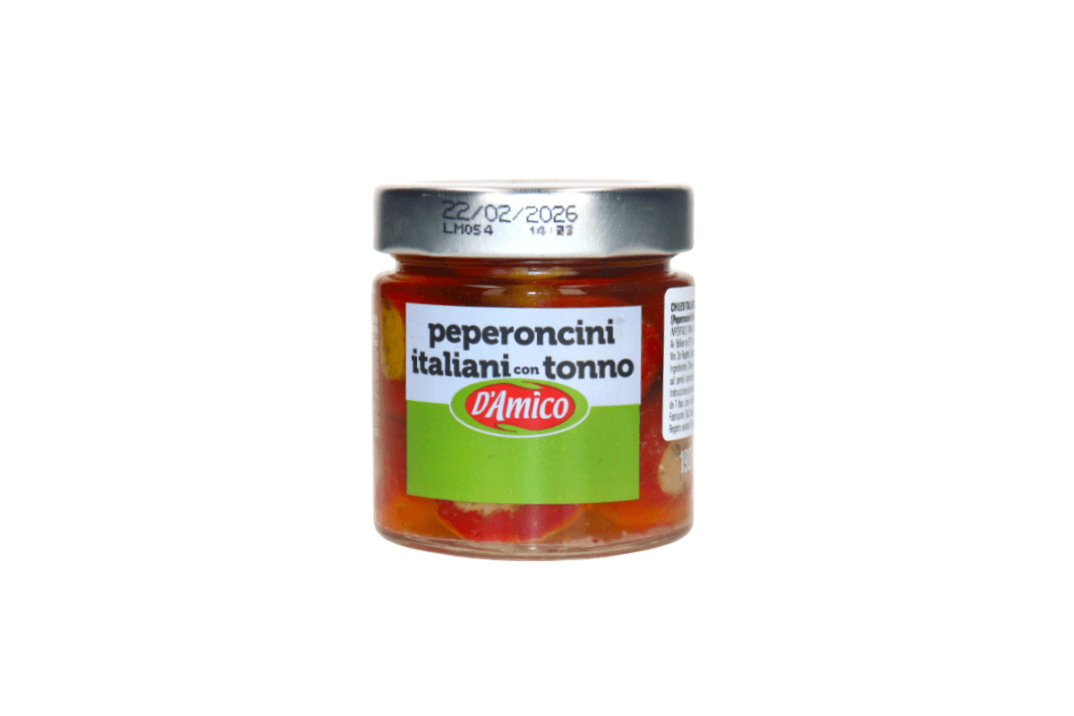 D'AMICO PEPERONCINI RELLENO DE ATUN 190 GR - SUPERMIX
