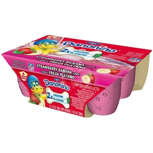 DANONINO YOGURT FRESA+BANANA 1.76 OZ - SUPERMIX