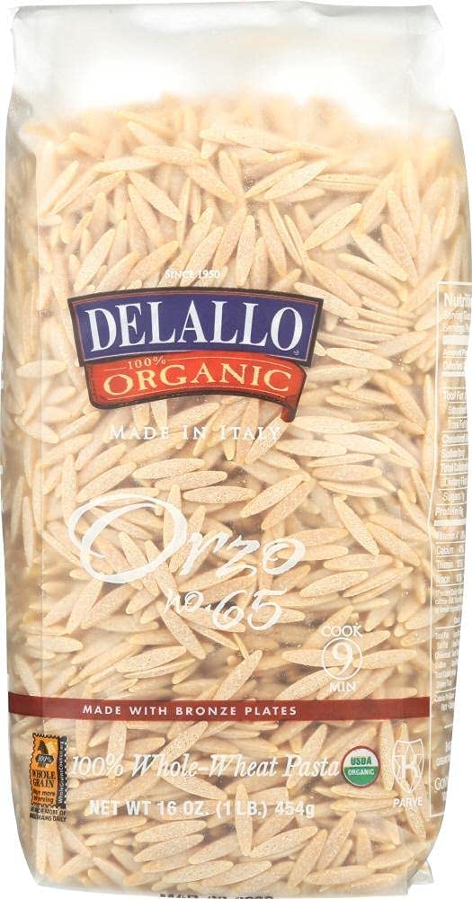 DELALL PASTA OG2 ORZO WW 16 OZ - SUPERMIX