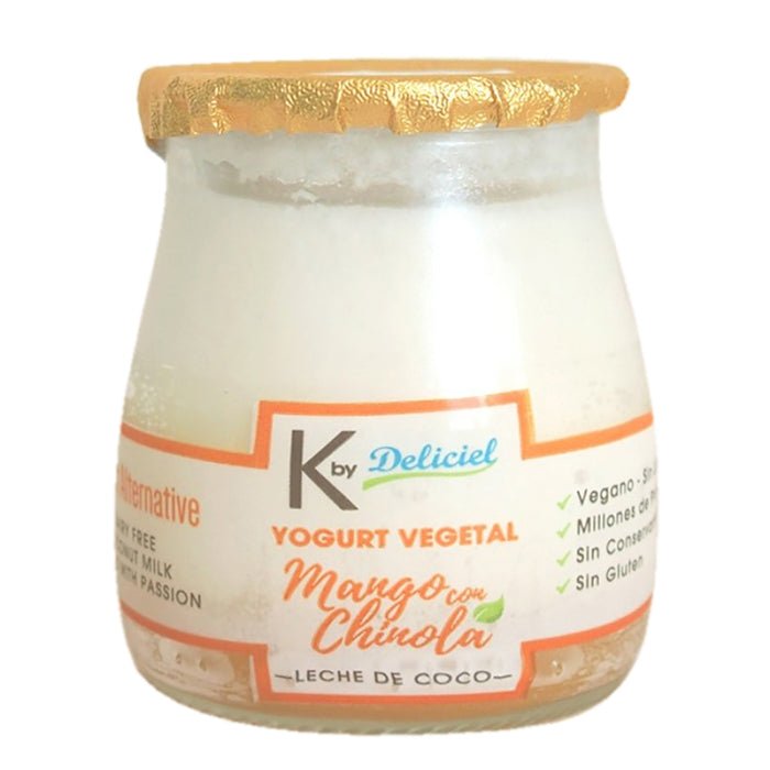 DELICIEL YOGURT VEGETALB MANGO CHINOLA 120 G - SUPERMIX