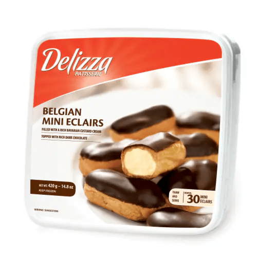 DELIZZA CHOC TOP MINI ECLR 14.8 OZ - SUPERMIX