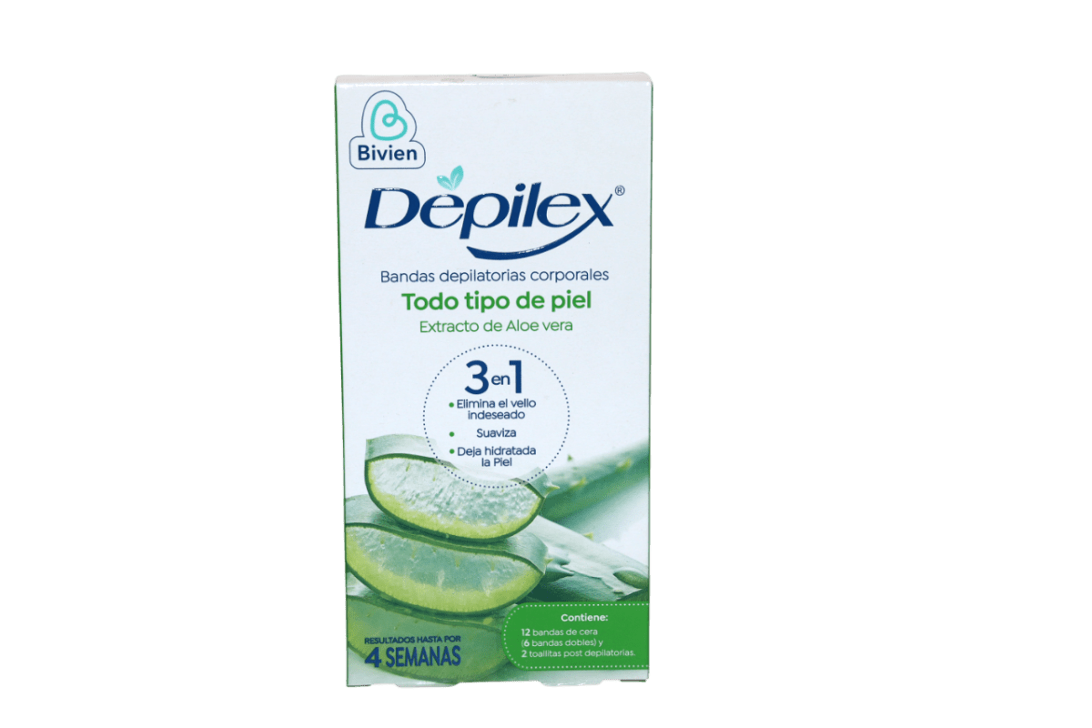 DEPILEX BANDAS DEPILATORIAS CORPORALES 3 EN 1 - SUPERMIX