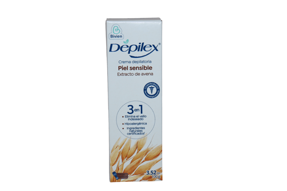 DEPILEX CREMA DEPILATORIAS PIEL SENSIBLE 3 EN 1 100GRS - SUPERMIX