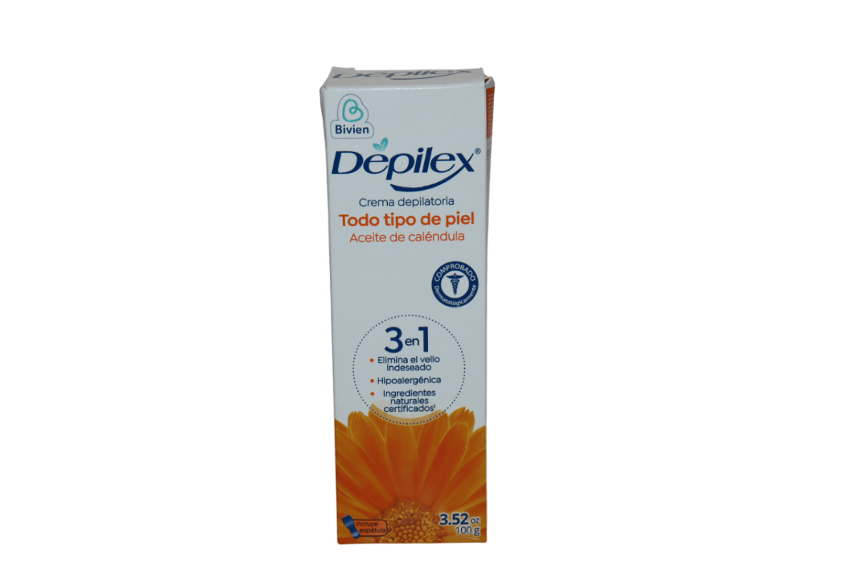 DEPILEX CREMA DEPILATORIAS TODO TIPO DE PIEL 3 EN 1 100GRS - SUPERMIX