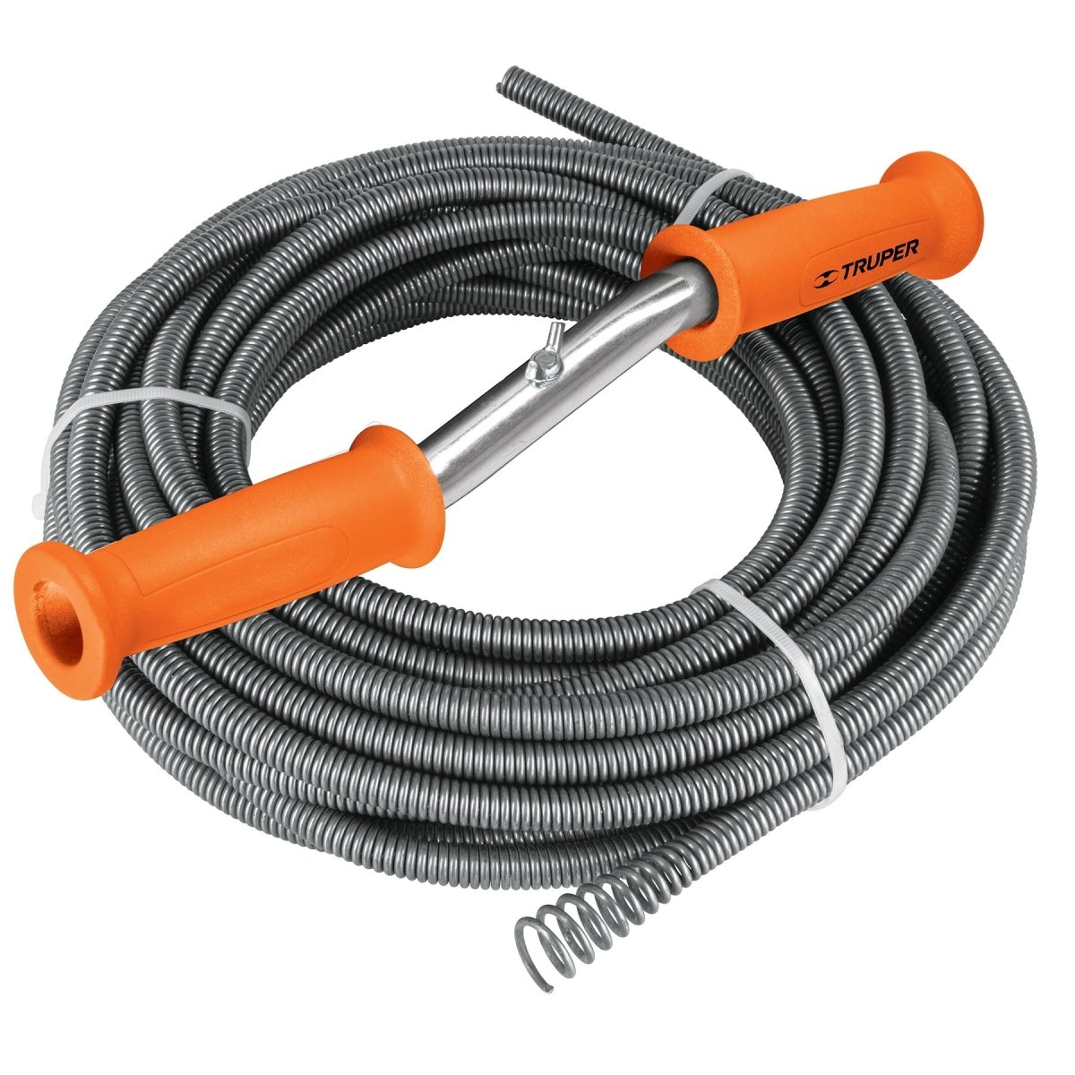 DESTAPADOR DE TUBERIAS 1/2'' X 15M CON MANIVELA TRUPER - SUPERMIX