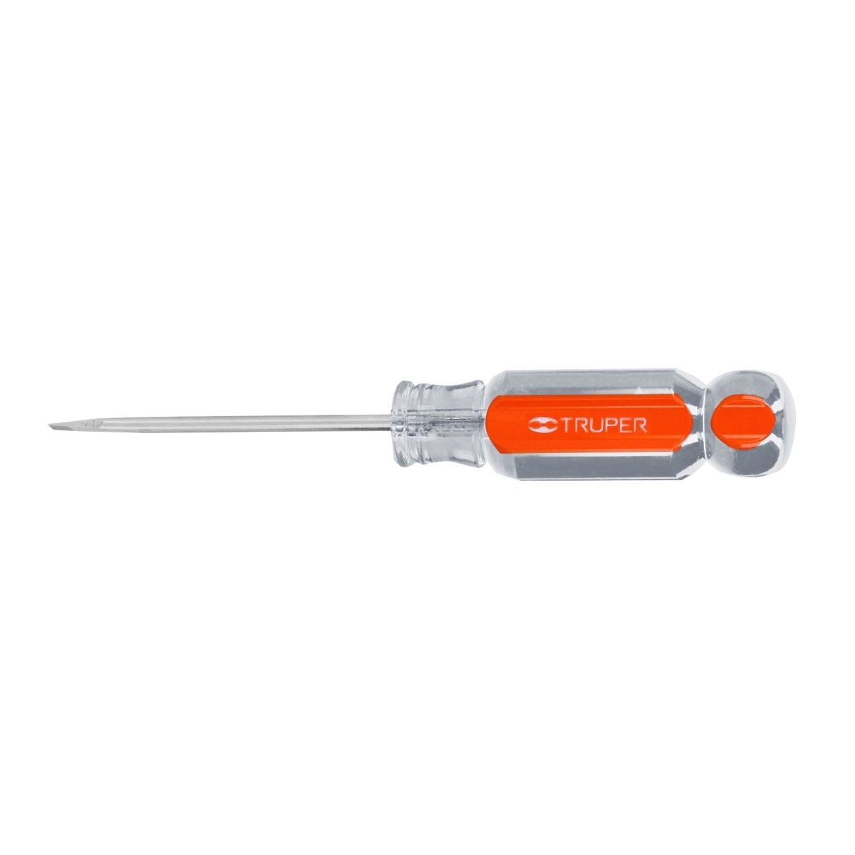 DESTORNILLADOR PLANO 1/8" X 3" PUNTA FINA MANGO DE ACETATO TRUPER - SUPERMIX