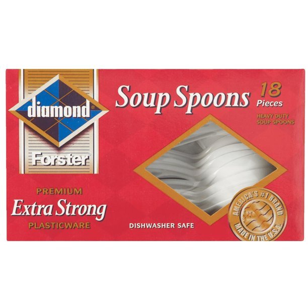 DIAMD SOUP SPOON 18 CT - SUPERMIX