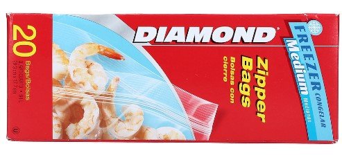 DIAMOND BOLSA ZIPPER GRANDE 20 CT - SUPERMIX