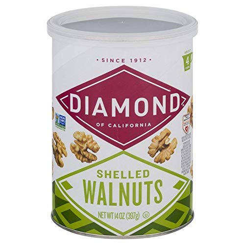 DIAMOND CAN SHELLED WALNUTS 14 OZ - SUPERMIX
