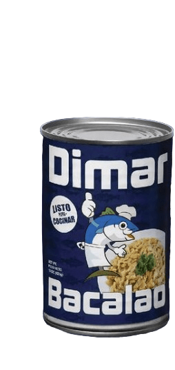 DIMAR BACALAO TALL NATURAL (425 GR) 15 OZ - SUPERMIX