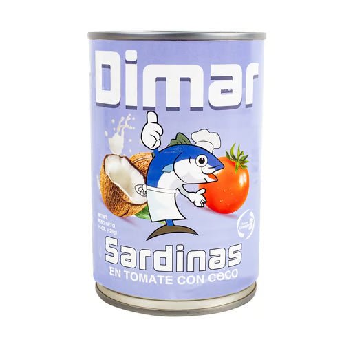 DIMAR SARDINAS TALL TOMATE C/ COCO 425 GR (15OZ) - SUPERMIX
