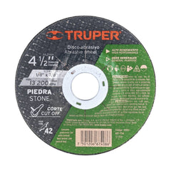 DISCO DE CORTE 7" X 3.2MM PARA PIEDRA CENTRO COPA ABRASIVO TRUPER - SUPERMIX