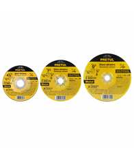 DISCO DE DESBASTE 4 1/2" x 6.2MM PARA METAL CENTRO COPA ABRASIVO PRETUL - SUPERMIX