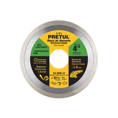 DISCO DE DIAMANTE PARA CORTE DE CERAMICA RIN CONTINUO PRETUL - SUPERMIX