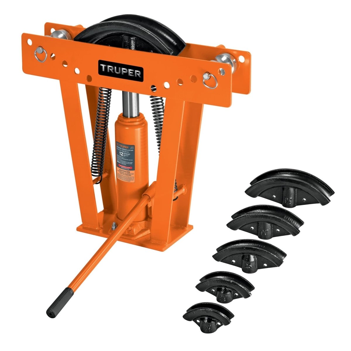 DOBLADOR 12TON HIDRAULICO PARA TUBOS DE 1/2" A 2" TRUPER - SUPERMIX