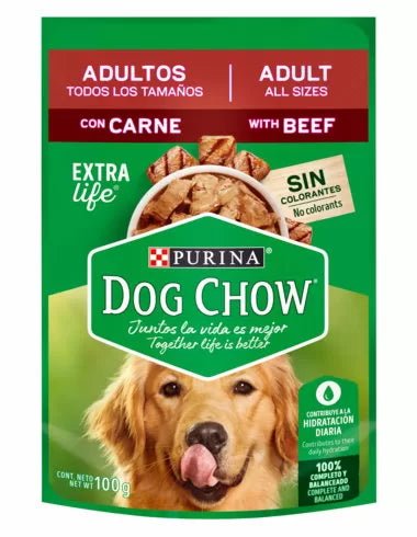 DOG CHOW ADT CARNE POUCH 100 G - SUPERMIX