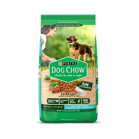 DOG CHOW CACHORRO EXTRA LIFE MED/GR 4 KG 8.8 LB - SUPERMIX