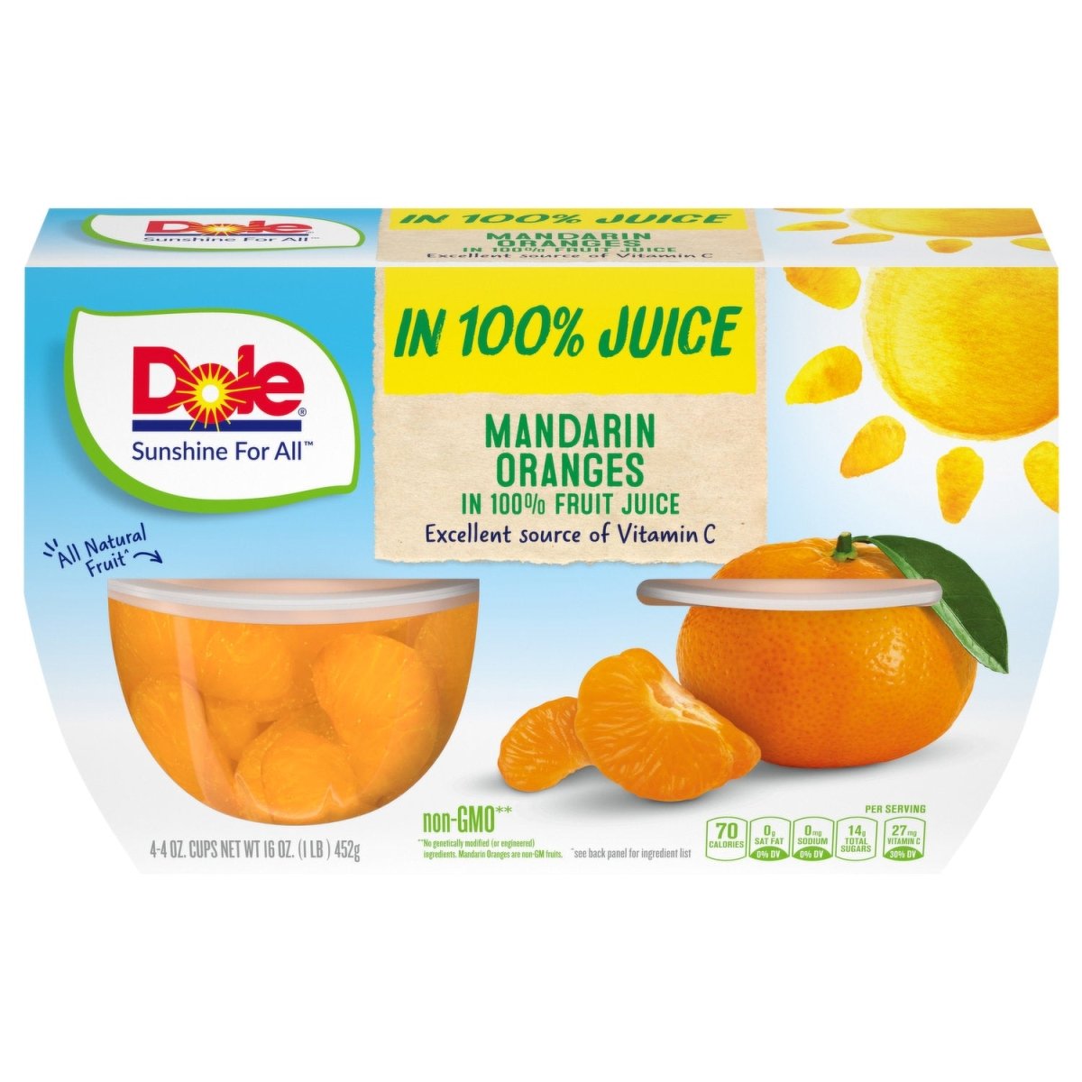 DOLE FRT BWL MXD 4PK 17.2 OZ - SUPERMIX