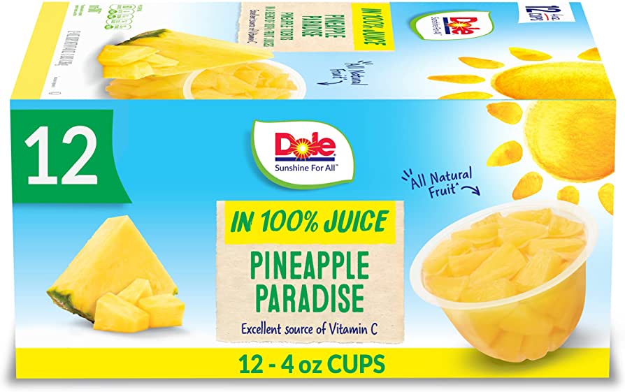 DOLE PINEAPPLE TDBT 4PK 16 OZ - SUPERMIX