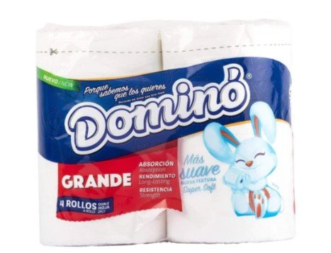 DOMINO PAPEL HIGIENICO EXTRA GRANDE 4 ROLLOS - SUPERMIX