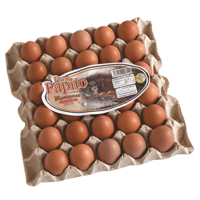 DON PAPITO HUEVOS MARRONES EMP PLASTIFICADO 30/1 - SUPERMIX