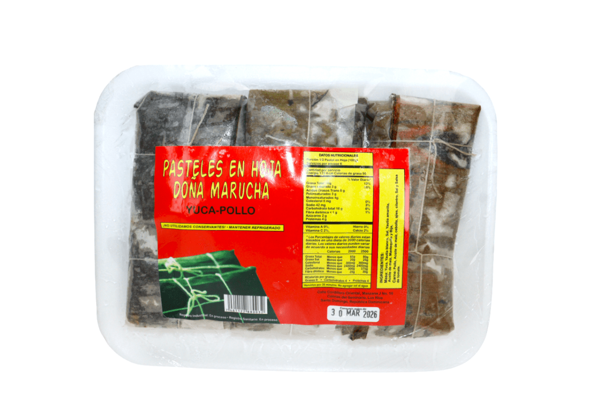 DOÑA MARUCHA PASTELES EN HOJA YUCA POLLO - SUPERMIX