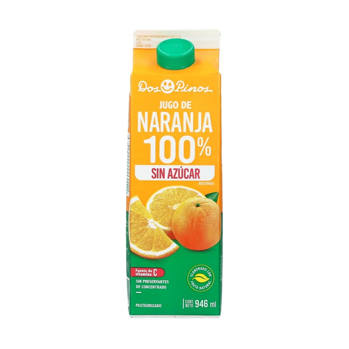 DOS PINO JUGO NARANJA 100% SIN AZUCAR 946 ML - SUPERMIX
