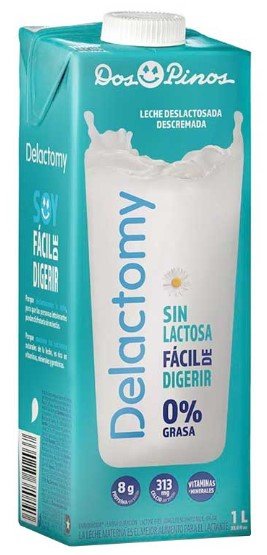 DOS PINOS LECHE DESCREMADA DELACTOMY 0% 1 L - SUPERMIX