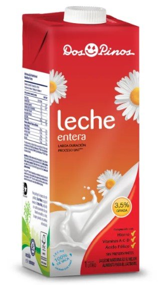 DOS PINOS LECHE ENTERA 3.5% 1 LT - SUPERMIX