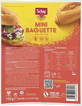 DR SCHAR GF PAN BAGUETTE 175 GRS 1/12 - SUPERMIX