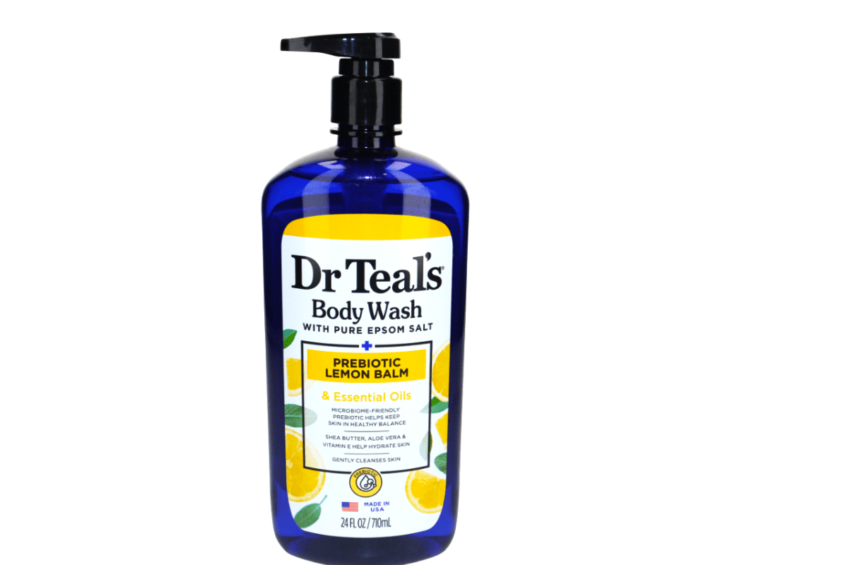 DR TEAL'S PREBIOTIC LEMON BALM BODY WASH 24 OZ - SUPERMIX