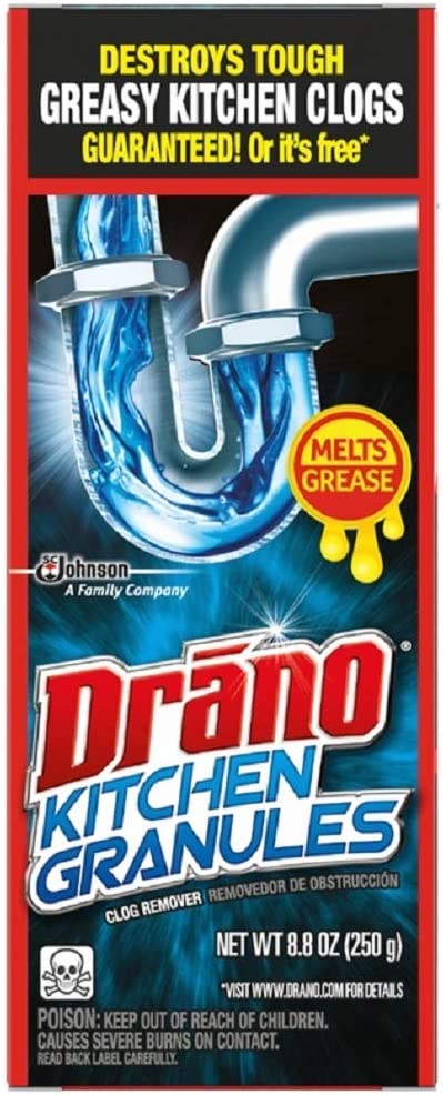 DRANO KITCHEN GRANULE 8.82 OZ - SUPERMIX