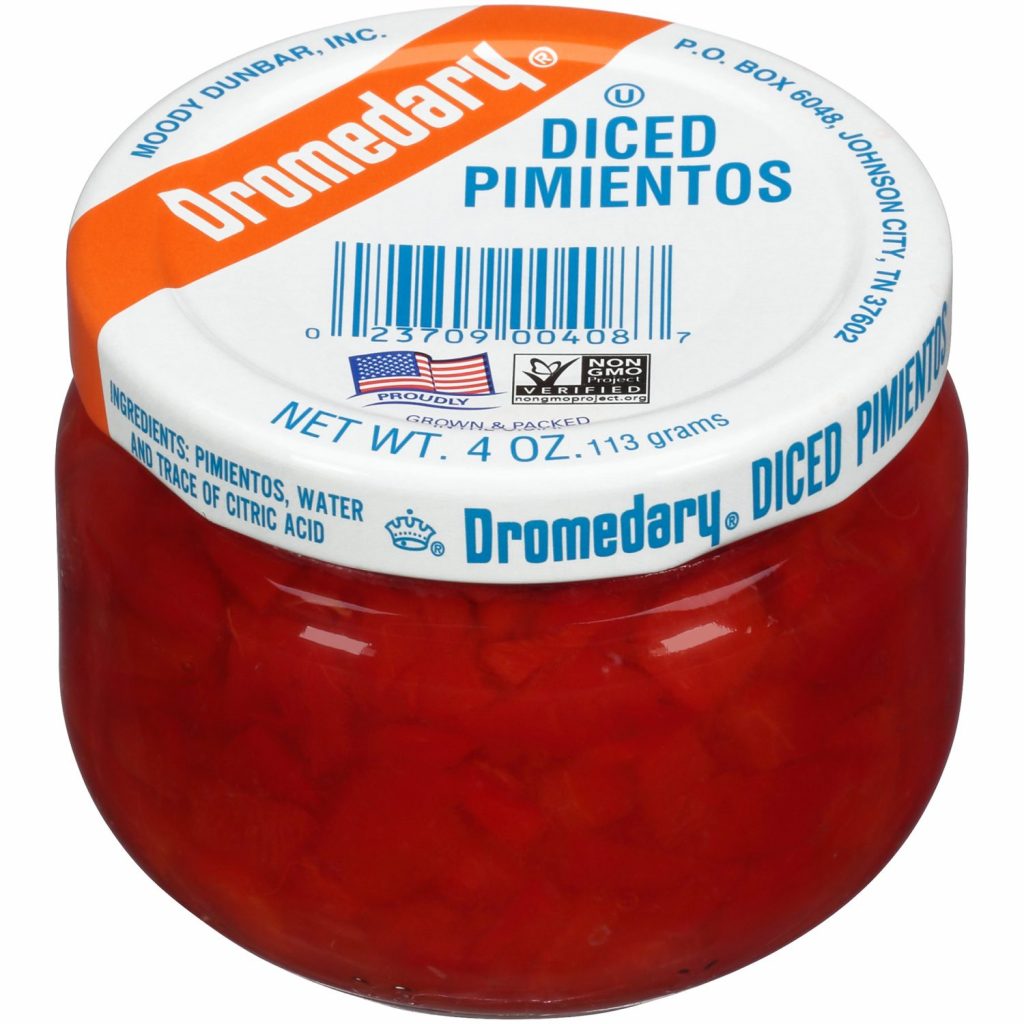 DROMEDARY DICED PIMENTOS 4 OZ - SUPERMIX