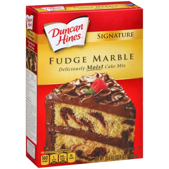 DUNCAN HINES SIGN. FUDGE MARBLE LYR 12/16.5 OZ - SUPERMIX